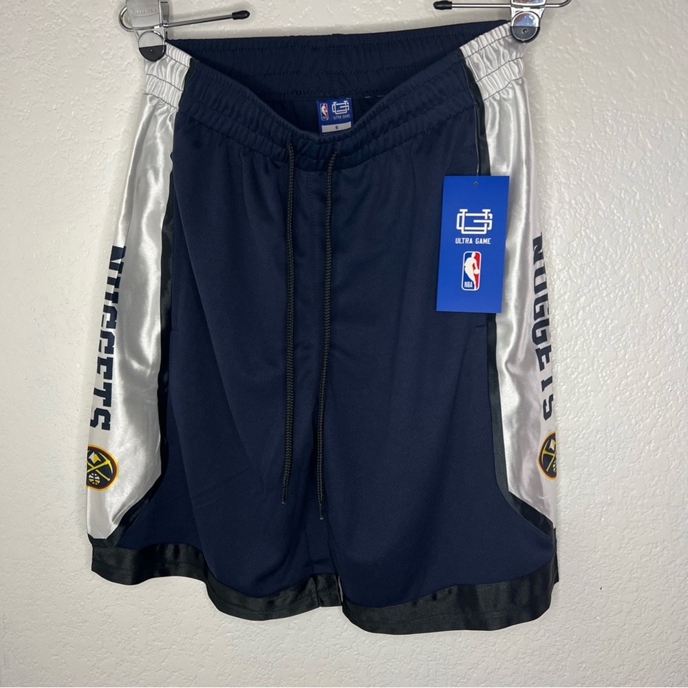 Nwt NBA Ultra Game Denver Nuggets Men’s King Court Player Fit Shorts Small